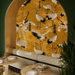 Majestic Heron Nature Landscape Mural Wallpaper in dining area