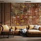 Tribal Fusion Mural Wallpaper in living room