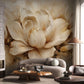 Warm Floral Serenity Mural Wallpaper