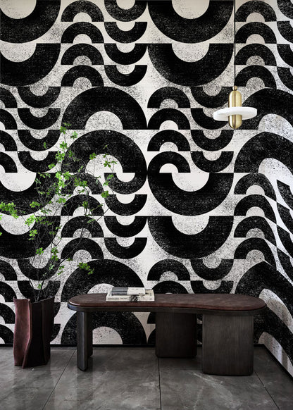 Maestoso Muro in Marmo Dorato Wallpaper