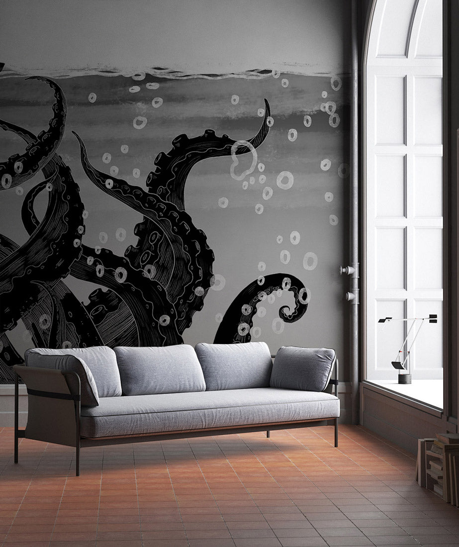 Tentacle Encounter Mural Wallpaper