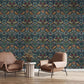 Ornate Songbird Symphony Mural Wallpaper