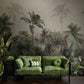 Rainforest Retreat Mural Wallpaper in living room