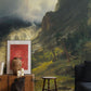 Majestic Mountain Valley Mural Wallpaper