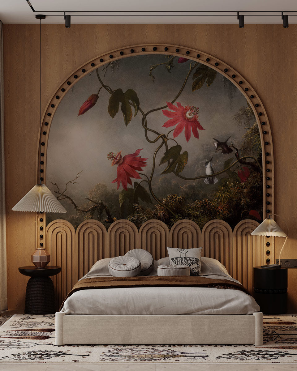 Passionflower Enchantment Mural Wallpaper