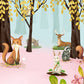 Enchanted Forest Animal Kid's Mural Wallpaper