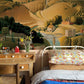 Whimsical Country Scene Mural Wallpaper