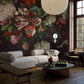 Dramatic Floral Essence Mural Wallpaper