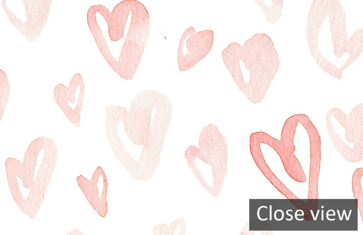 Heartfelt Whimsy Mural Wallpaper