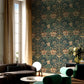 Regal Floral Symphony Mural Wallpaper