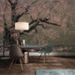 Blossoming Cherry Tree Mural Wallpaper in lounge