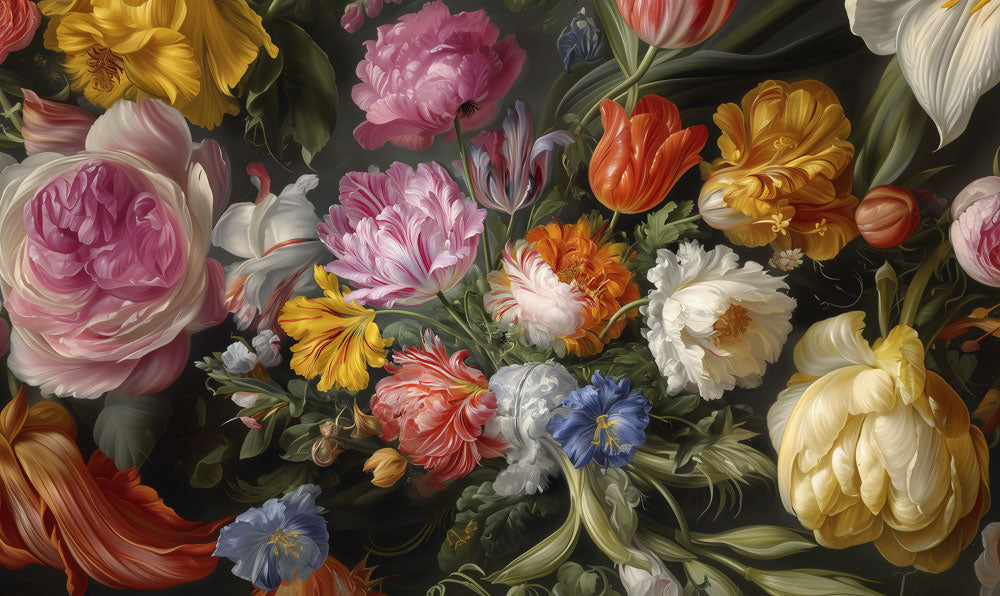 Baroque Garden Radiance Mural Wallpaper