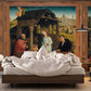 Vintage Biblical Scene Triptych Mural Wallpaper