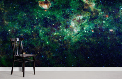 Green Planet Surface Wall Mural For Room