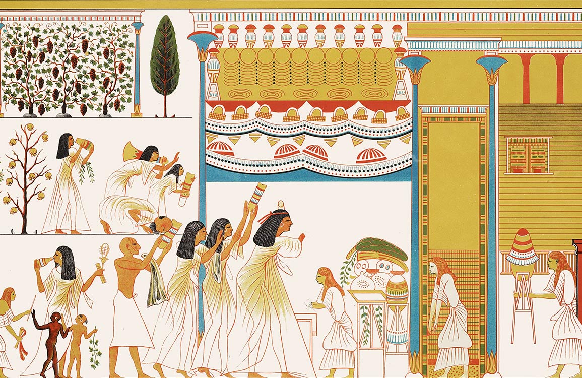 Ancient Egyptian Culture Vintage Wall Mural