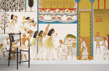 Ancient Egyptian Culture Vintage Wall Mural