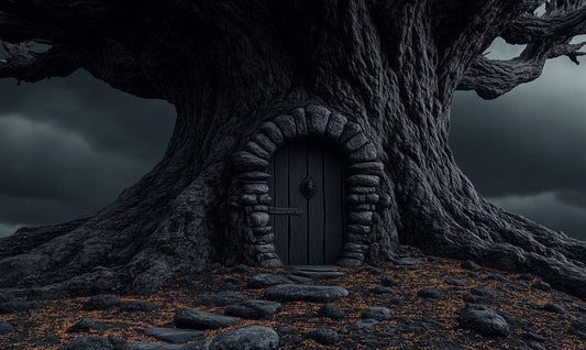 Enchanted Tree Door Mural Wallpaper