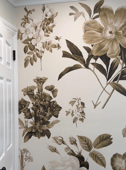 Vintage Floral Botanical Wallpaper