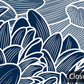 Elegant Blue Floral Abstract Mural Wallpaper