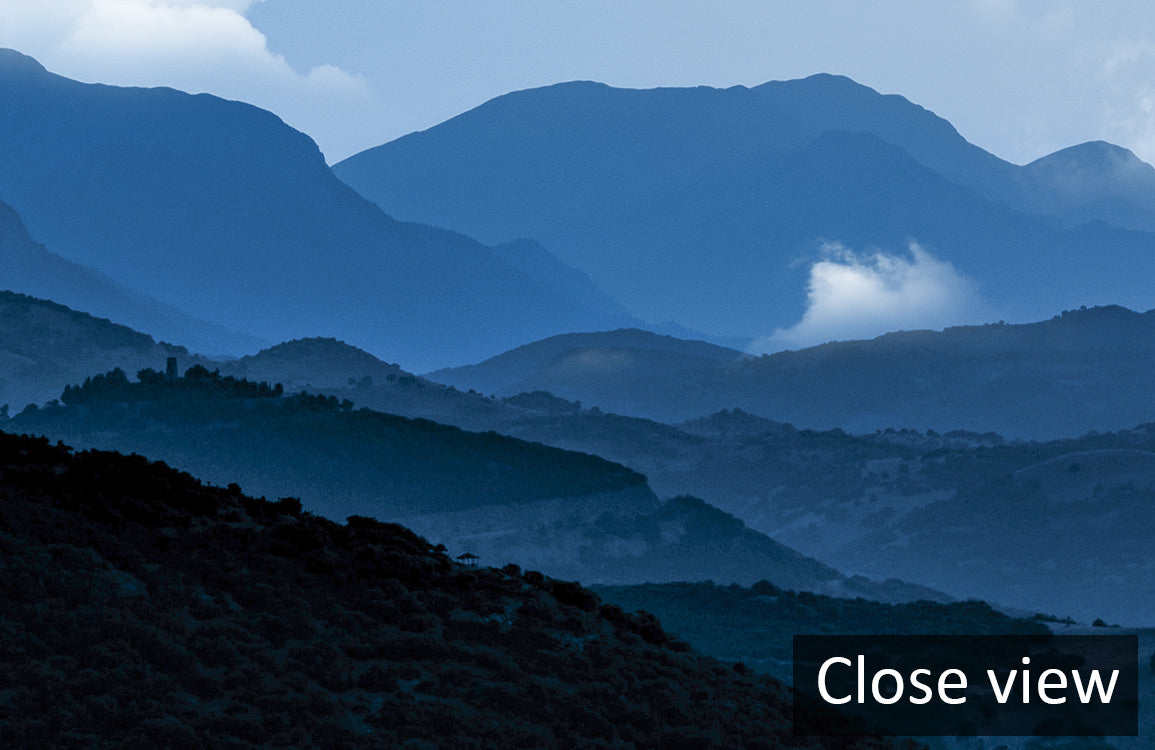 Papier Peint Panoramique Chaînes de Montagnes Dérivantes