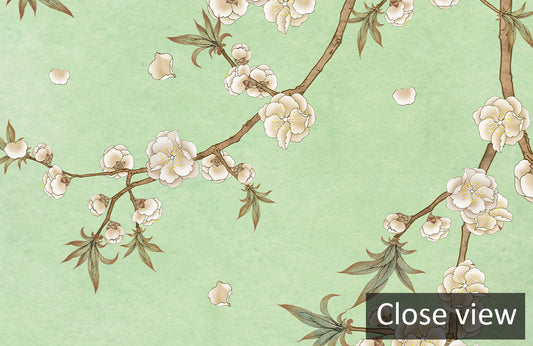 Elegant Cherry Blossom 3D Mural Wallpaper