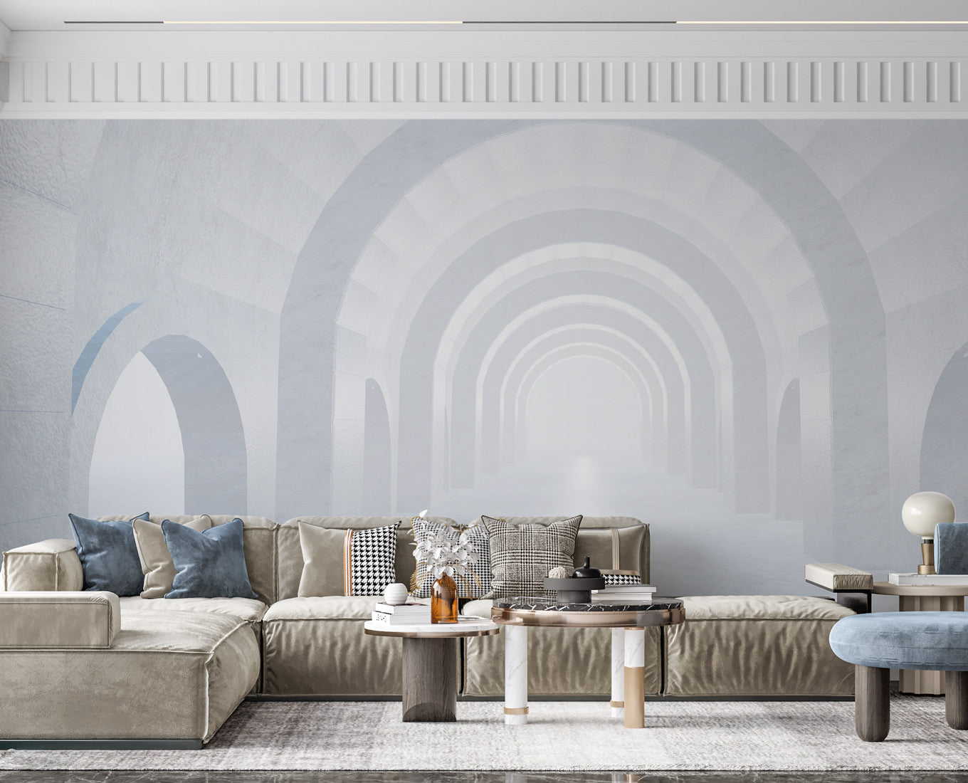 Dreamy Archway Retreat Mural Wallpaper