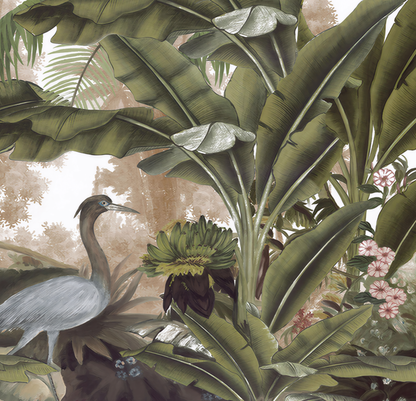 Tropical Jungle Vintage Murale