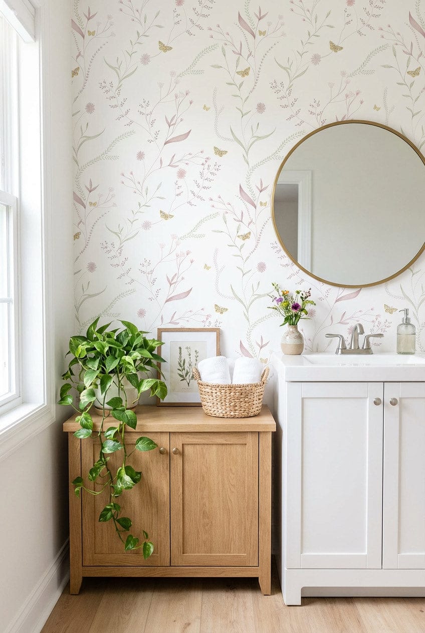 Soft Meadow Whispers Wallpaper