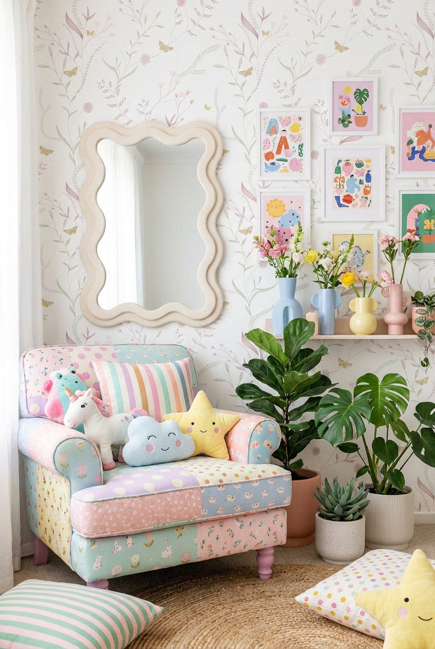 Soft Meadow Whispers Wallpaper