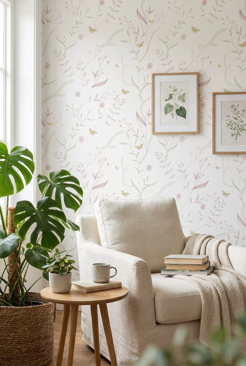 Soft Meadow Whispers Wallpaper