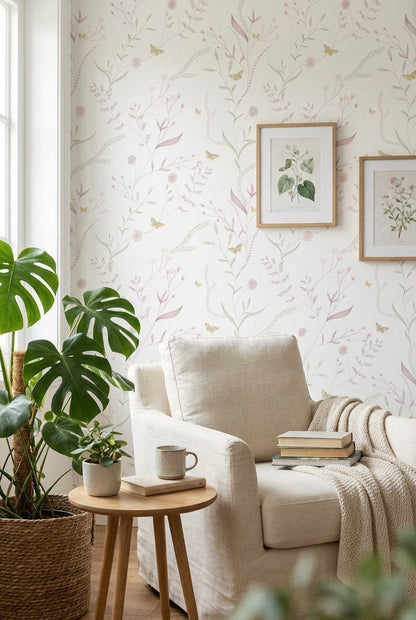 Soft Meadow Whispers Wallpaper