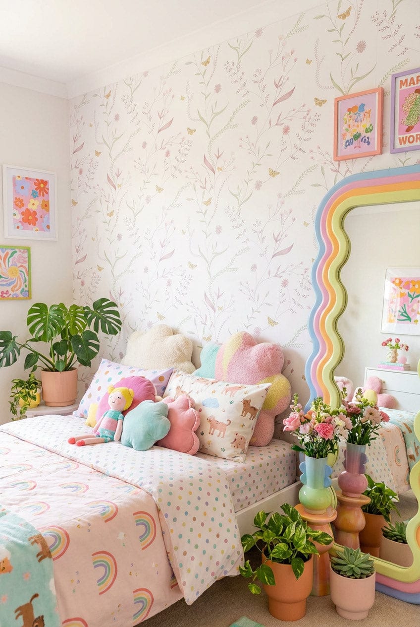 Soft Meadow Whispers Wallpaper