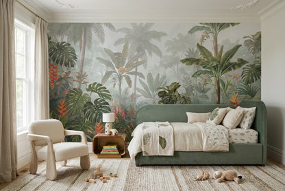 Lush Green Rainforest Wallpaper Mural - image 5