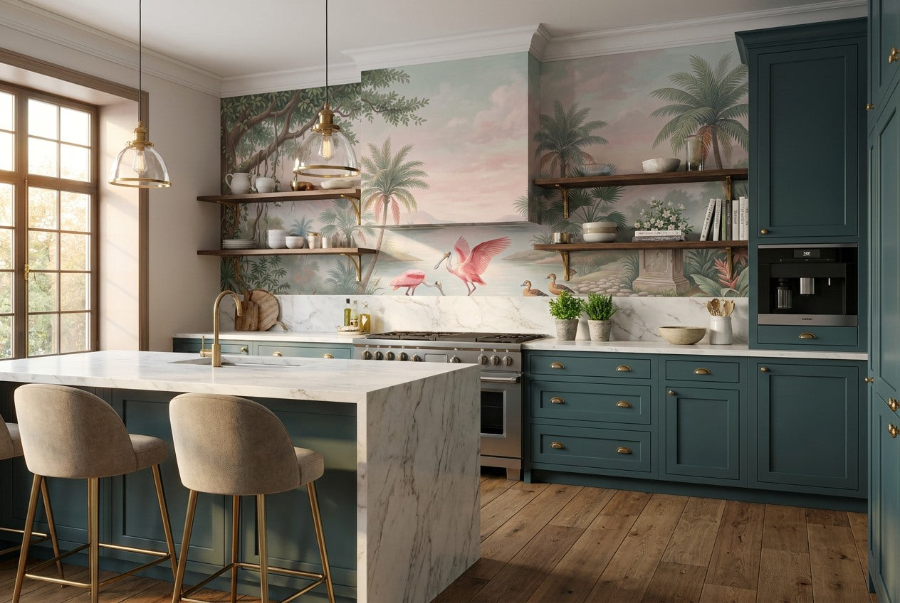 Emerald Rainforest Wallpaper Mural - image 6