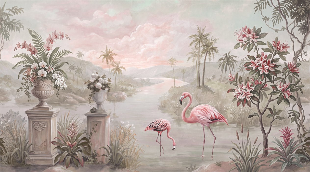 Deep Green Rainforest Wallpaper Mural - image 2