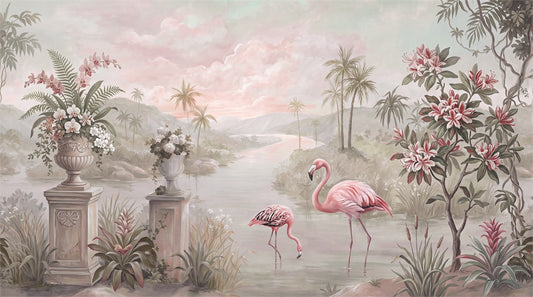 Deep Green Rainforest Wallpaper Mural - image 2