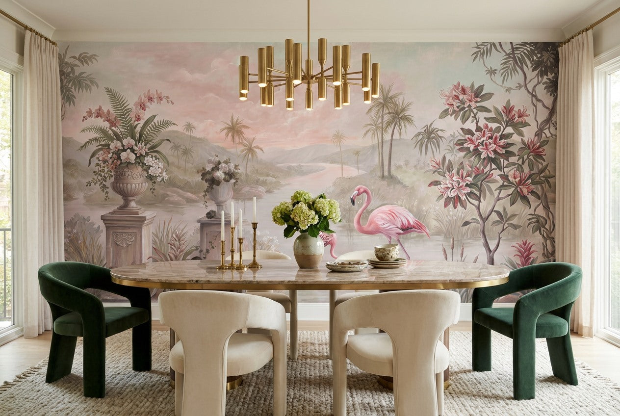 Deep Green Rainforest Wallpaper Mural - image 3
