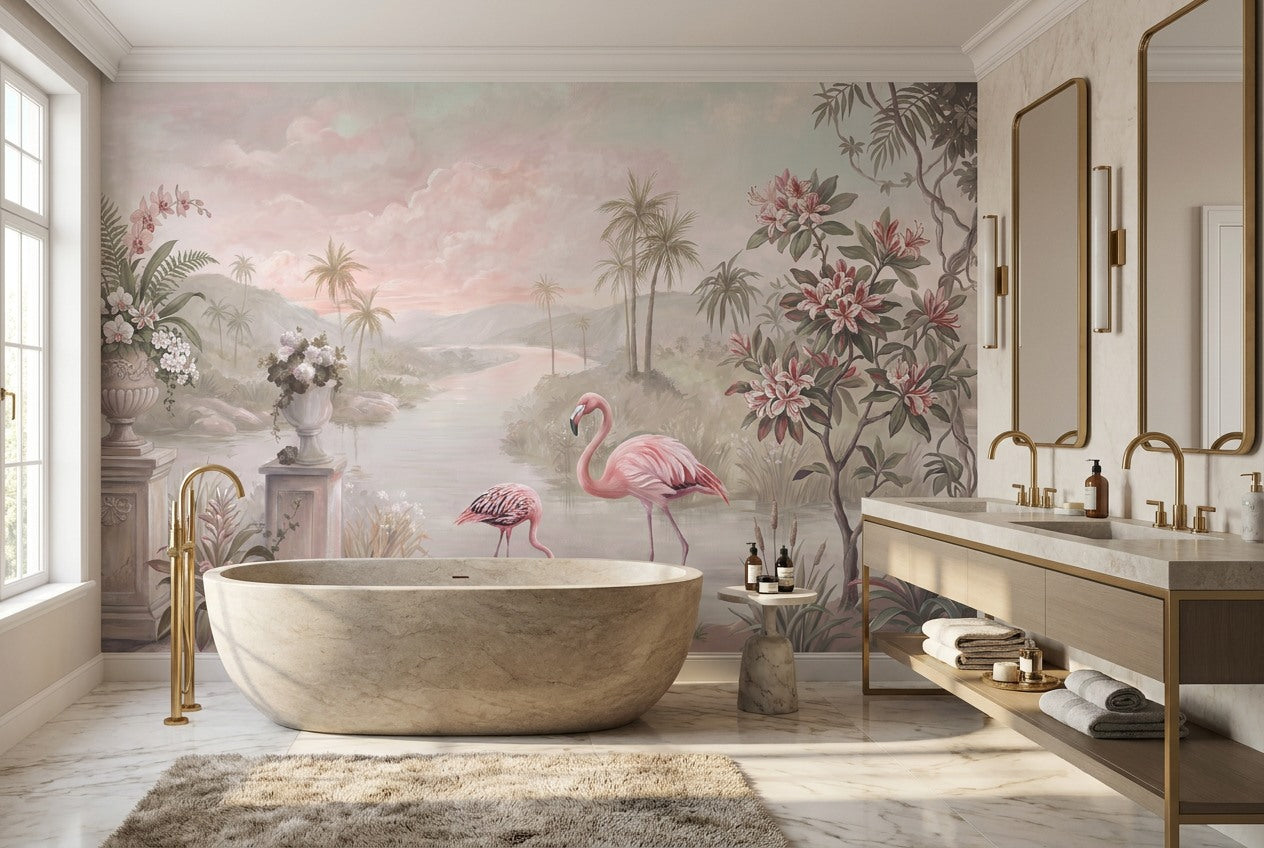 Deep Green Rainforest Wallpaper Mural - image 4