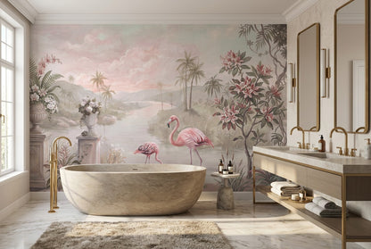 Deep Green Rainforest Wallpaper Mural - image 4