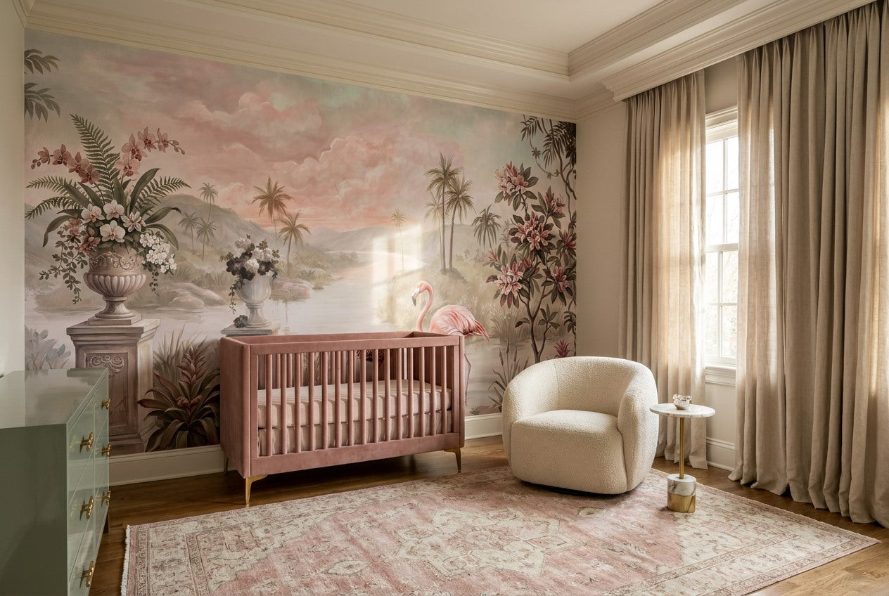 Deep Green Rainforest Wallpaper Mural - image 5