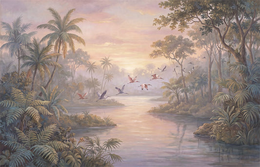 Botanical Rainforest Wallpaper Mural - image 2