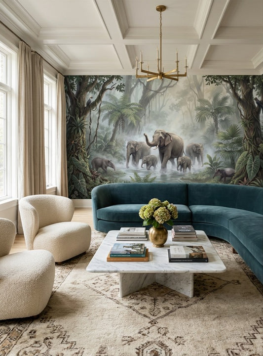 Exotic Rainforest Wallpaper Mural - image 1