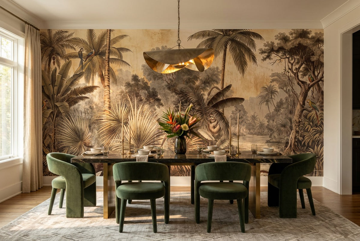 Jungle Canopy Rainforest Wallpaper Mural - image 3