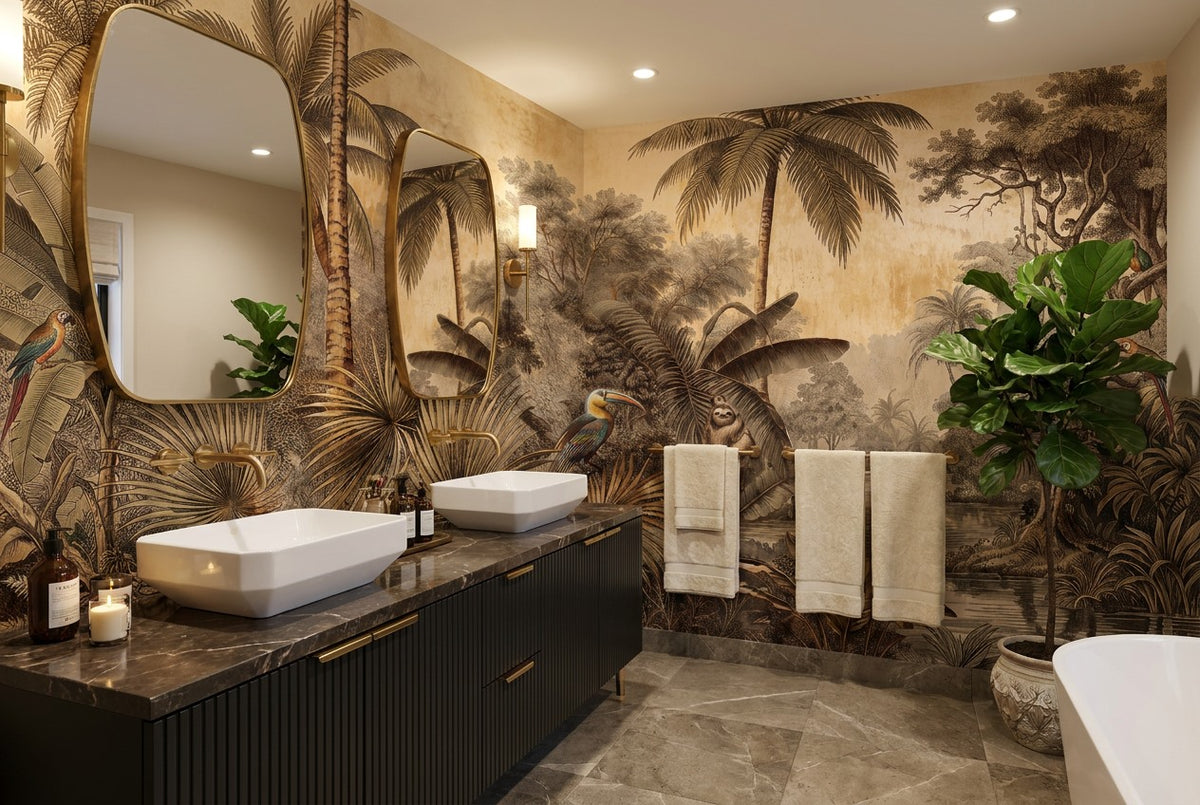 Jungle Canopy Rainforest Wallpaper Mural - image 4
