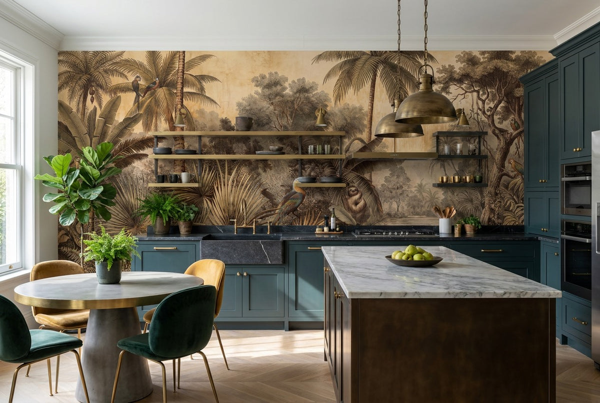 Jungle Canopy Rainforest Wallpaper Mural - image 6