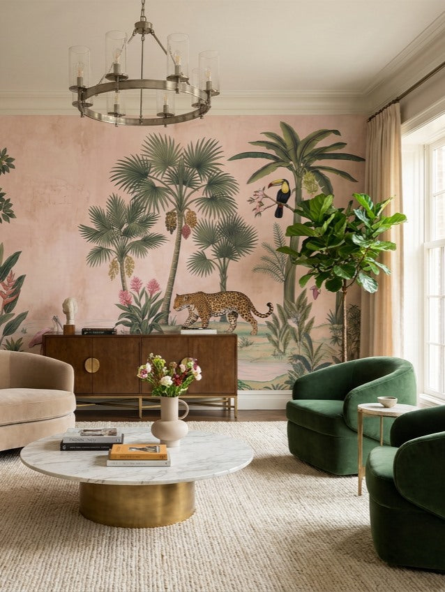 Wild Tropical Rainforest Wallpaper Mural - image 1