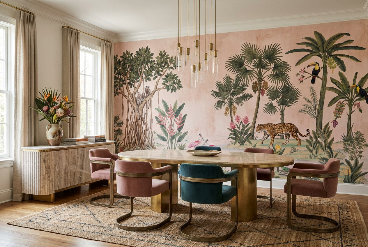 Wild Tropical Rainforest Wallpaper Mural - image 3