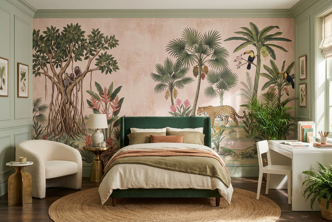 Wild Tropical Rainforest Wallpaper Mural - image 5