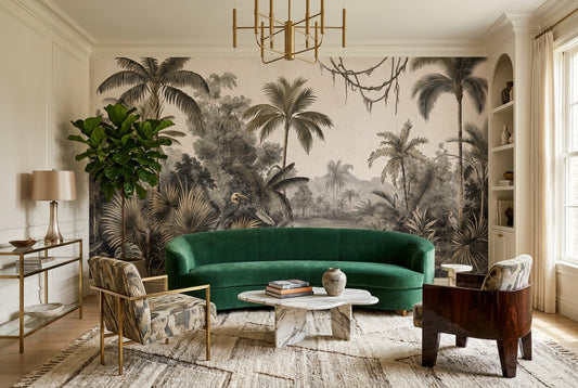 Verdant Rainforest Wallpaper Mural - image 1