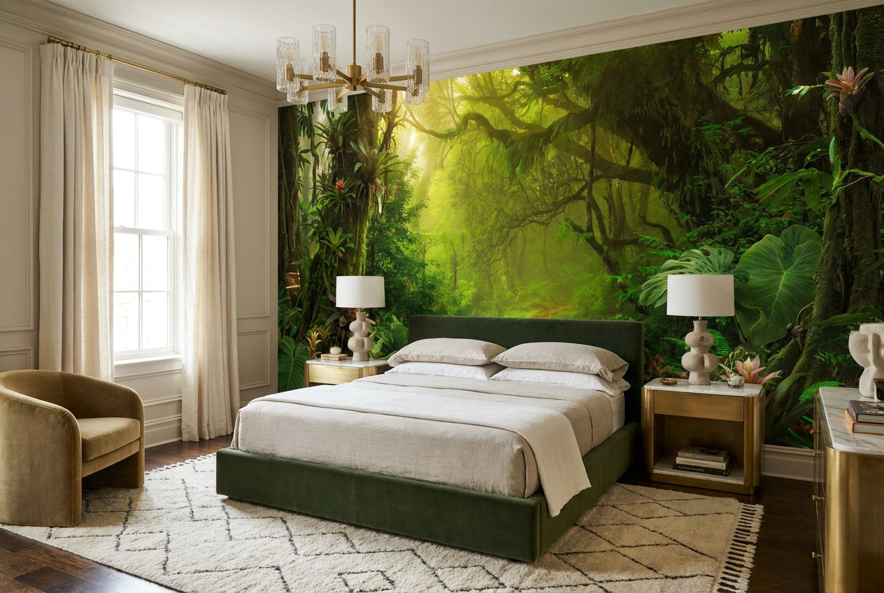 Atmospheric Rainforest Wallpaper Mural - image 5